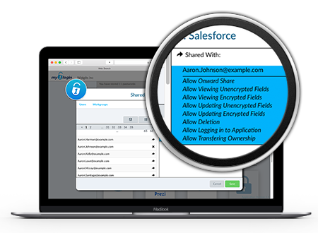 Share Passwords With Individuals or Teams